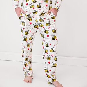 NIB Little Sleepies Bee Mine Men's Pajama Pants - XL